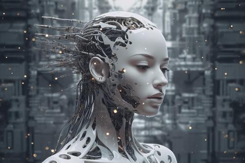 AI-vertaling, afbeelding artificieel brein